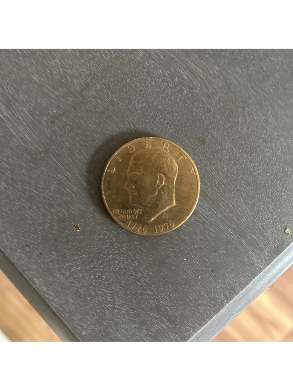 1776-1976 Eisenhower Liberty Belle Moon E mint mark one dollar bicentennial coin